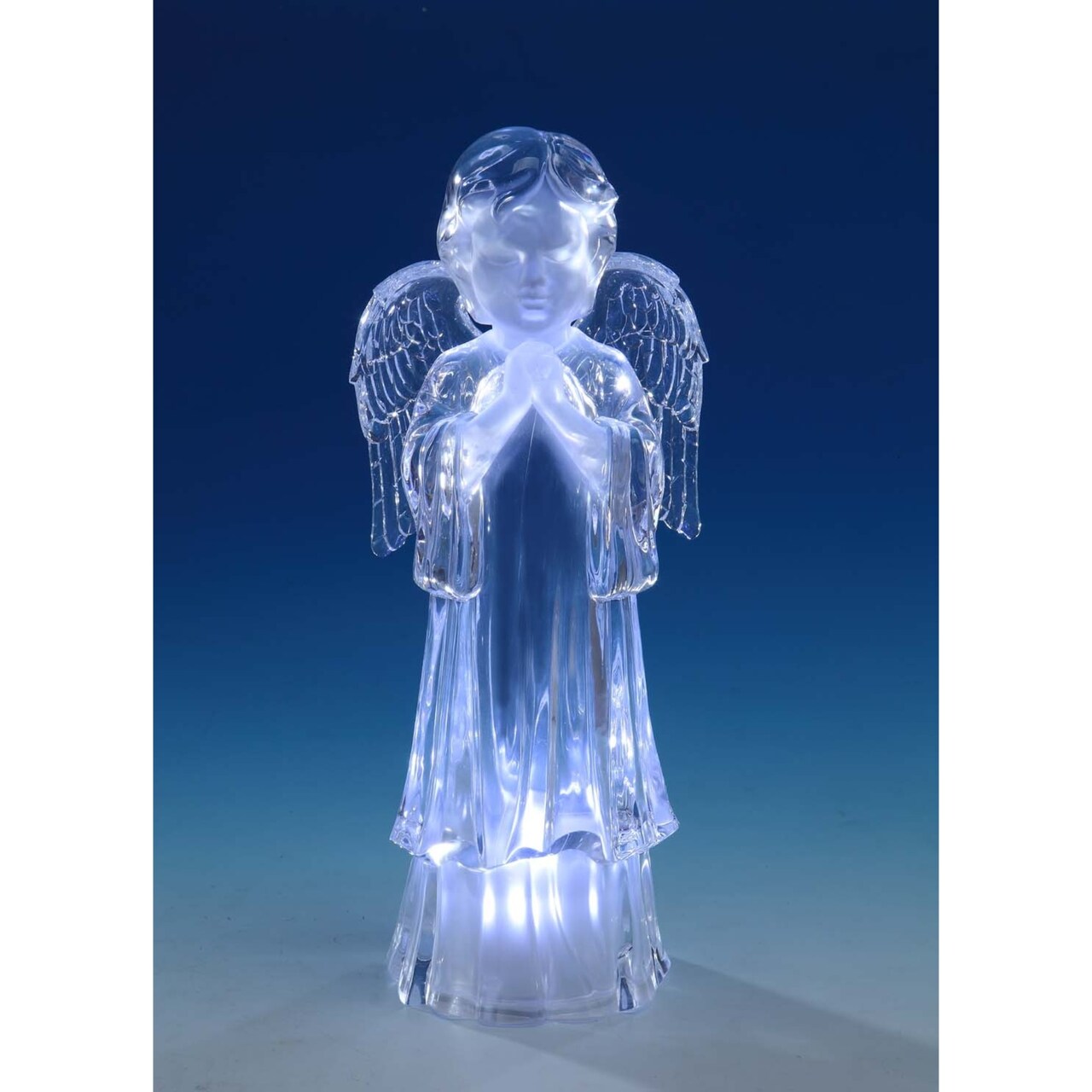 Icy Giftware LED Lighted Praying Cherub Christmas Figurine Decoration - 14"